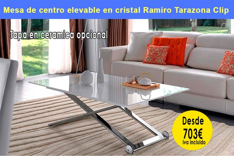 Mesa Double elevable y extensible Ramiro Tarazona - Sillas Mesas y