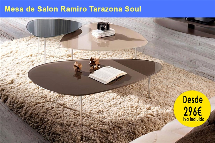 MESA DE CENTRO AURA DE RAMIRO TARAZONA